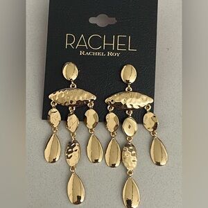 NWT Rachel Roy gold earrings